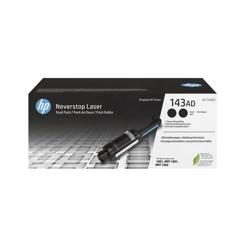 HP 143AD Toner schwarz 2er-Pack