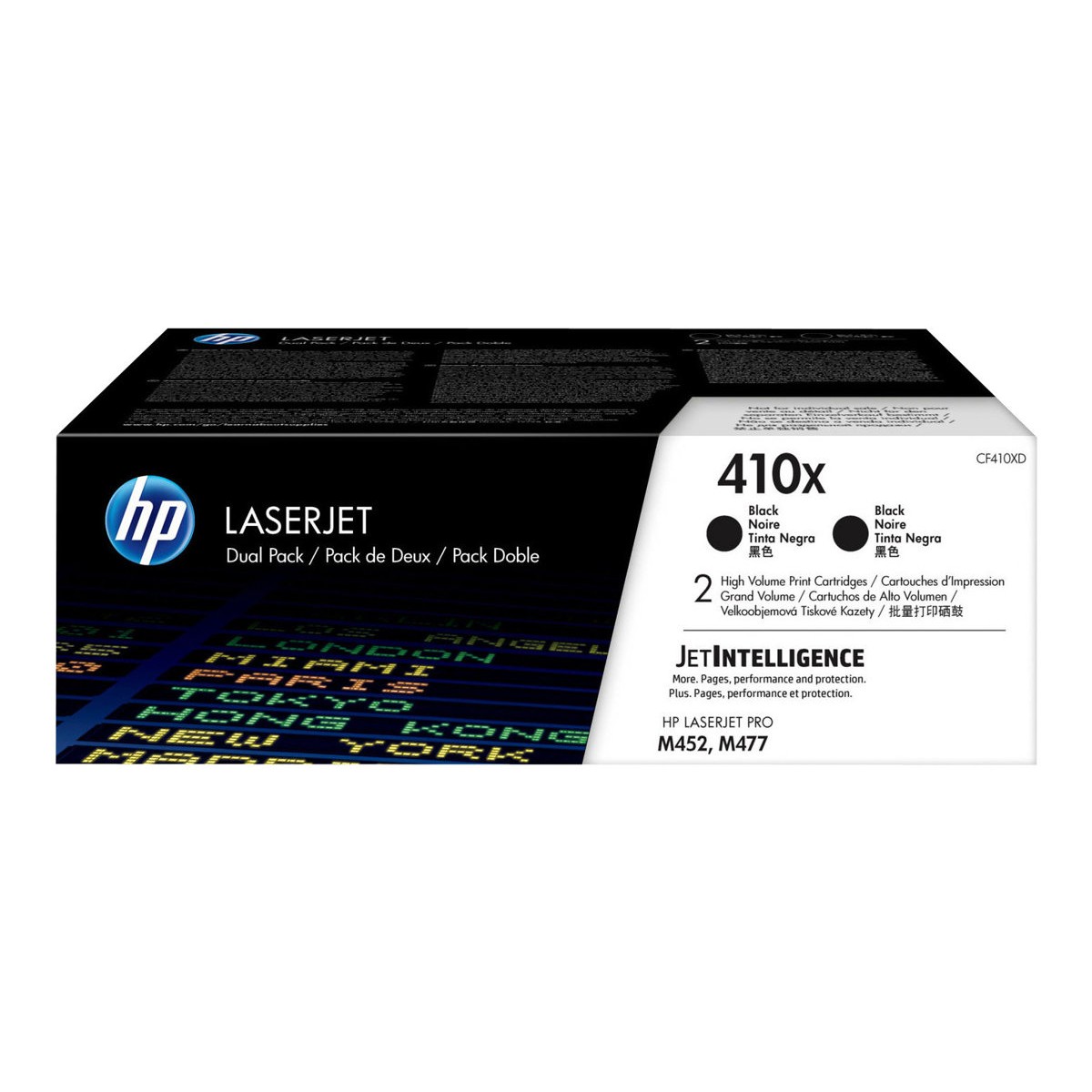 HP 410X XL Doppelpack Toner schwarz