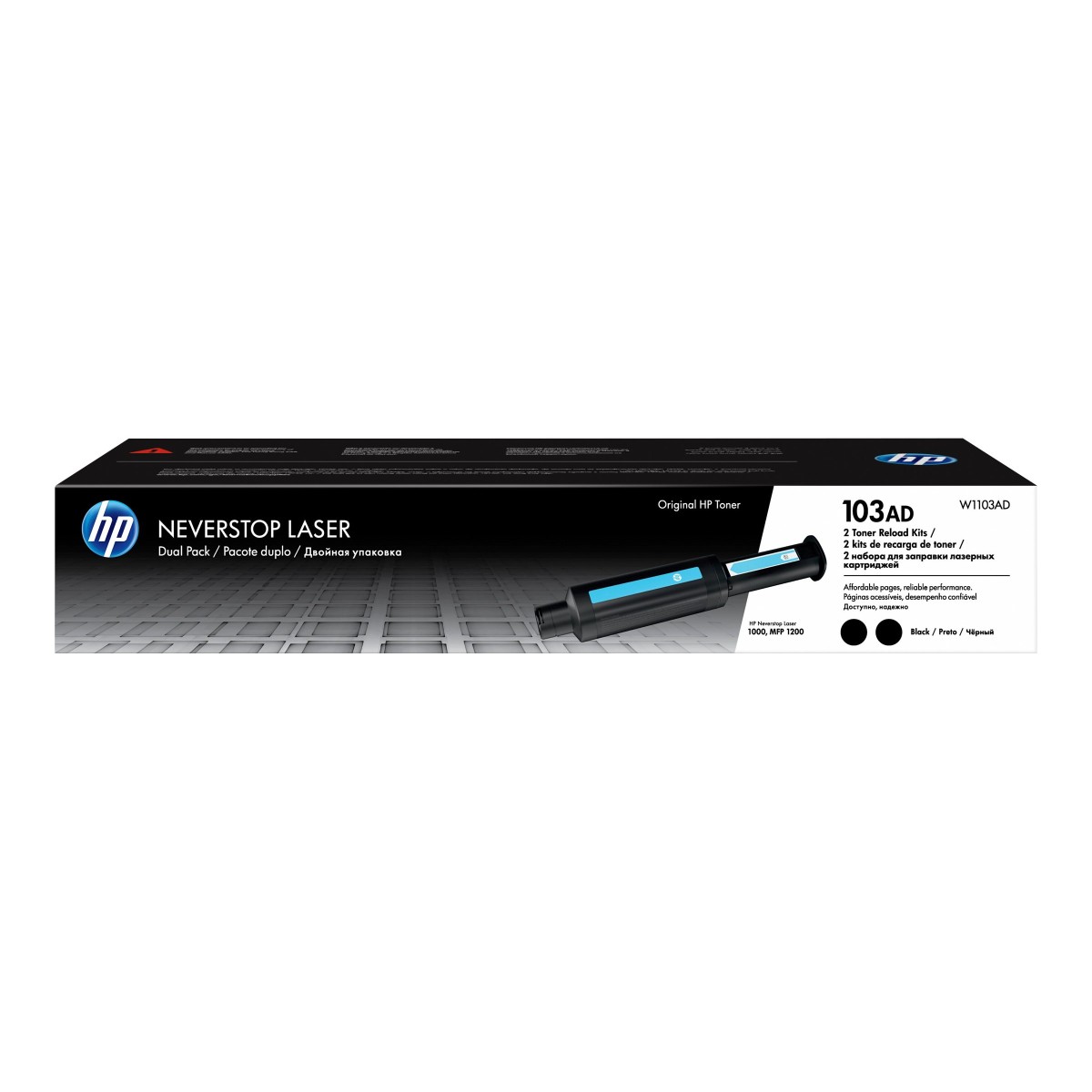 HP 103AD Toner Reload Kit 2er-Pack