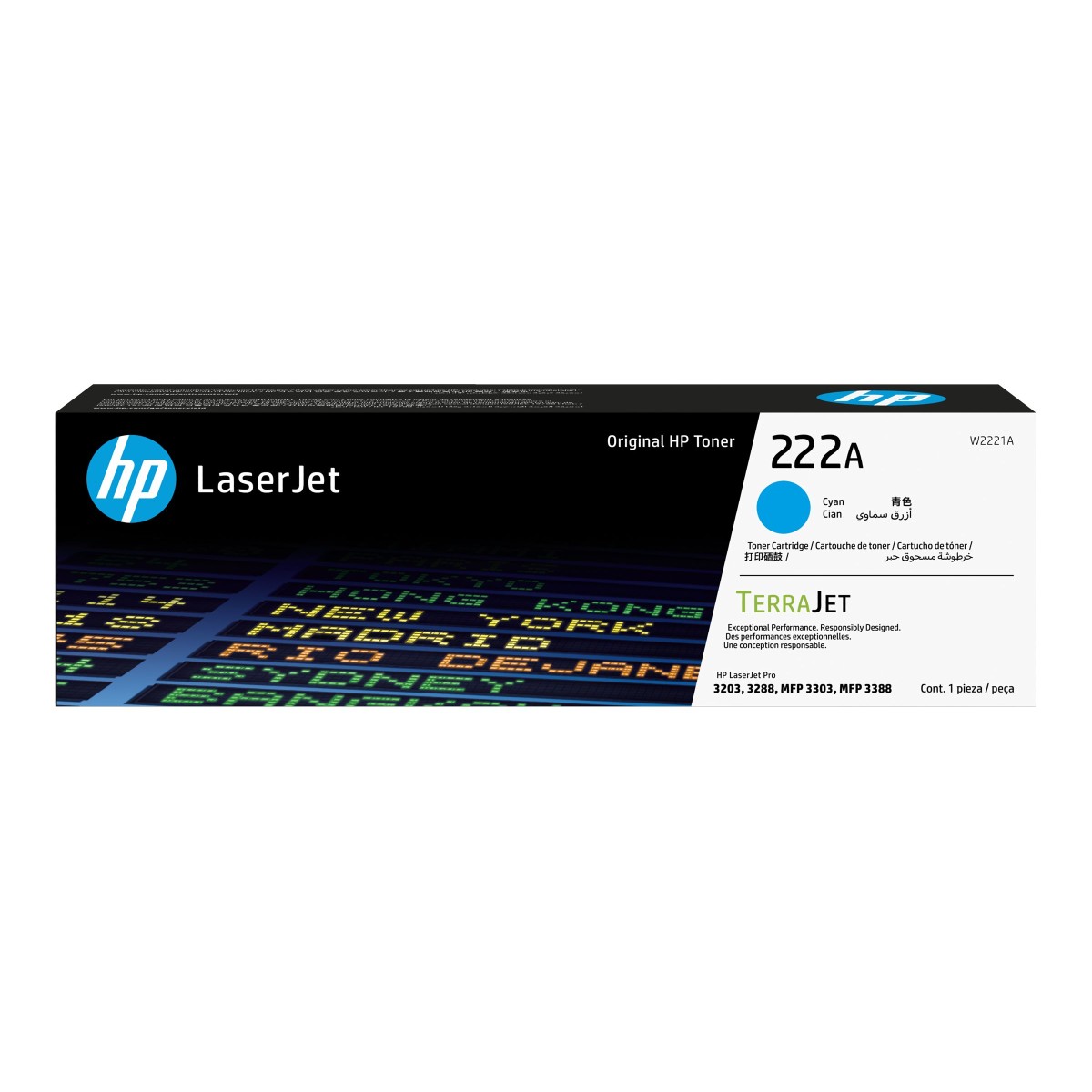 HP 222A Toner cyan
