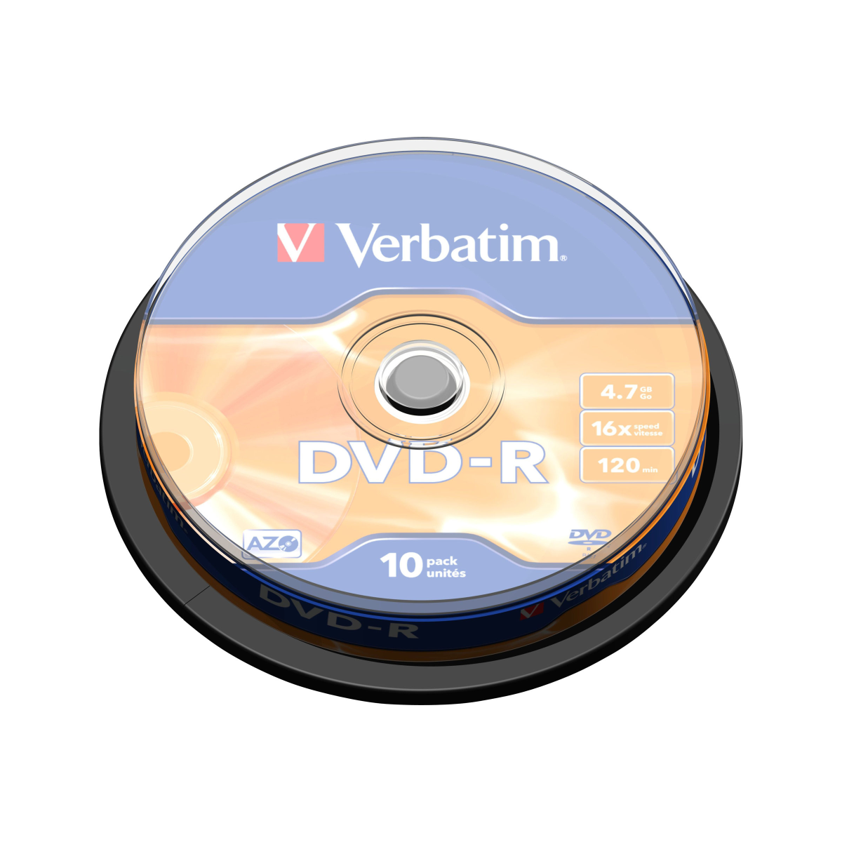 Verbatim DVD-R 16x 4.7GB DVD-Rohlinge 10er Pack
