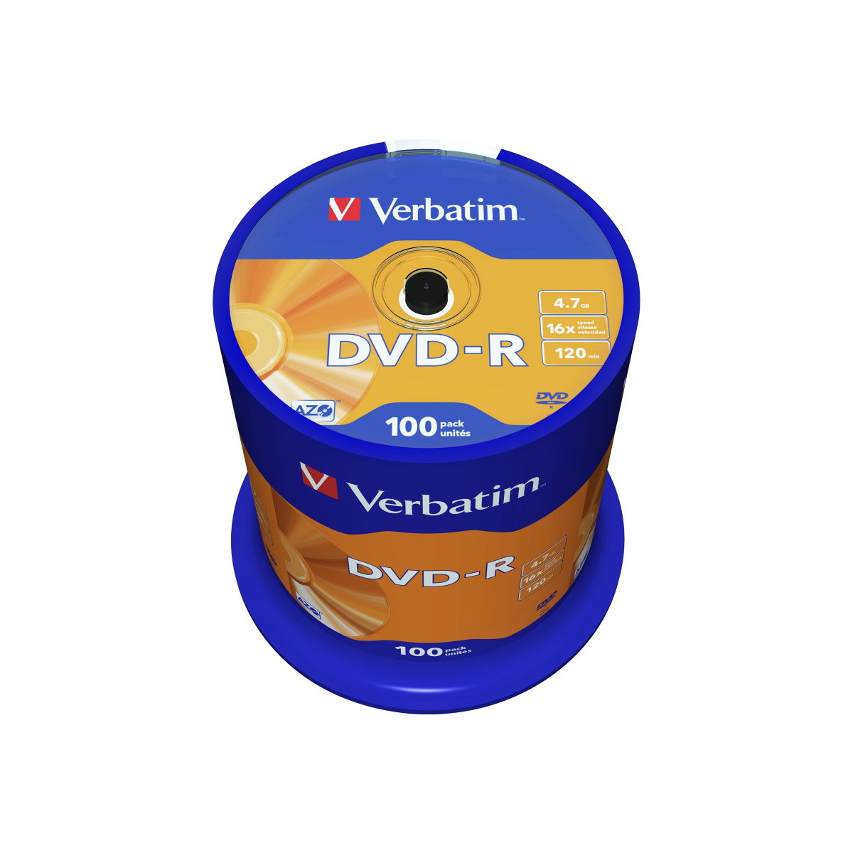 Verbatim DVD-R 4,7GB 100er-Pack Spindel