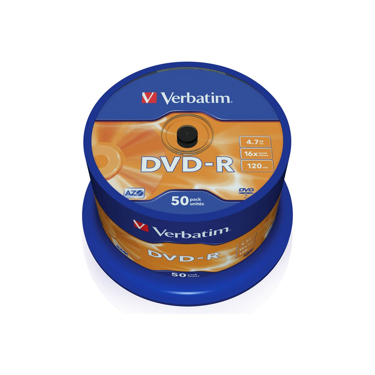 Verbatim DVD-R 4,7GB 50er-Pack Spindel