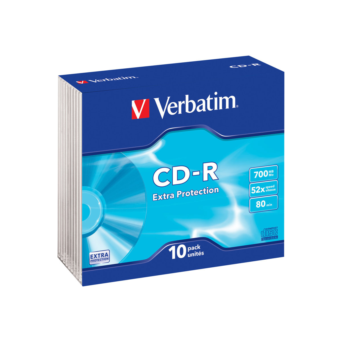 Verbatim CD-R 700MB Rohlinge 10er Pack