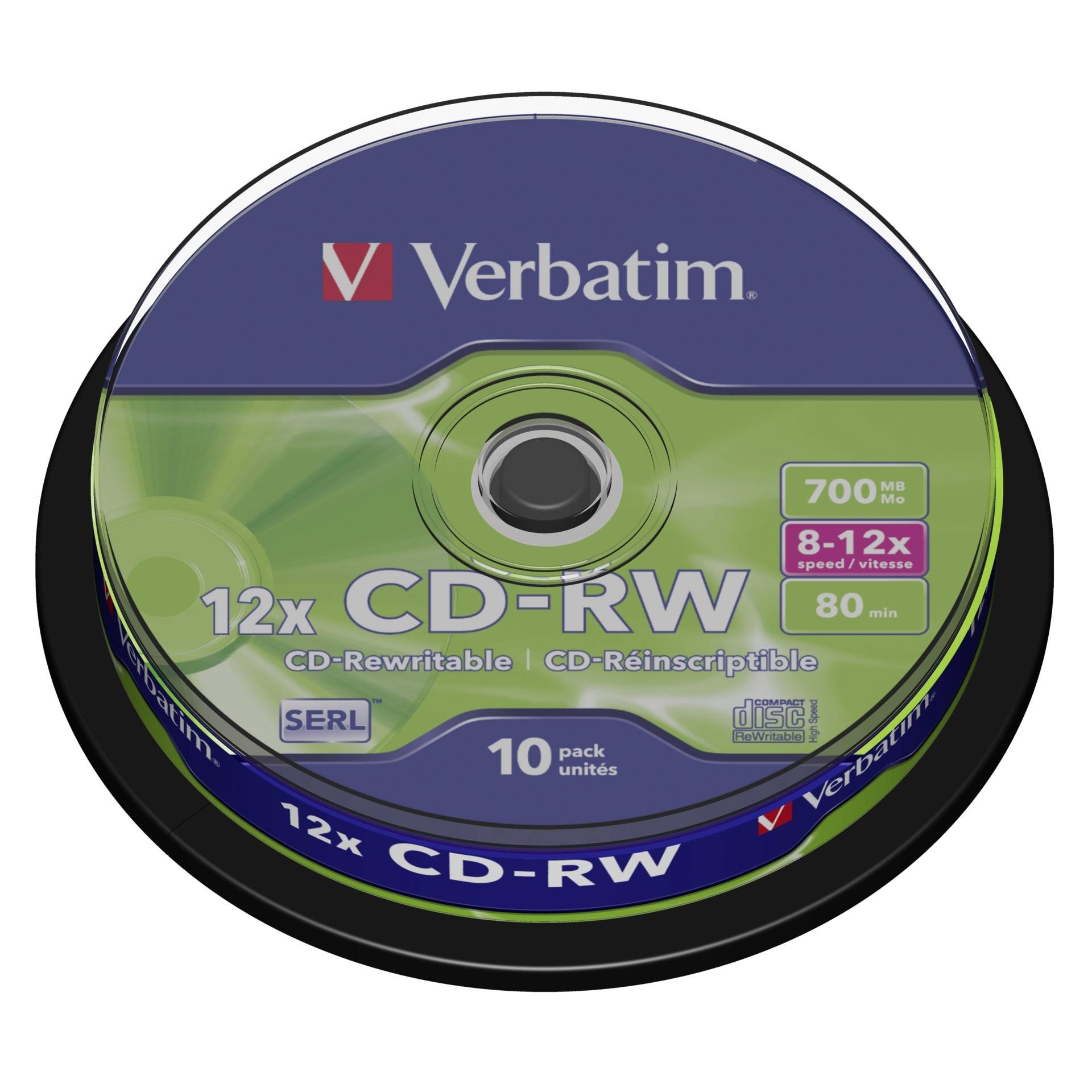 Verbatim CD-RW 700MB 10er-Spindel