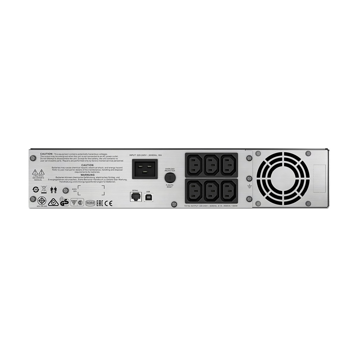 APC SMC2000I-2U USV