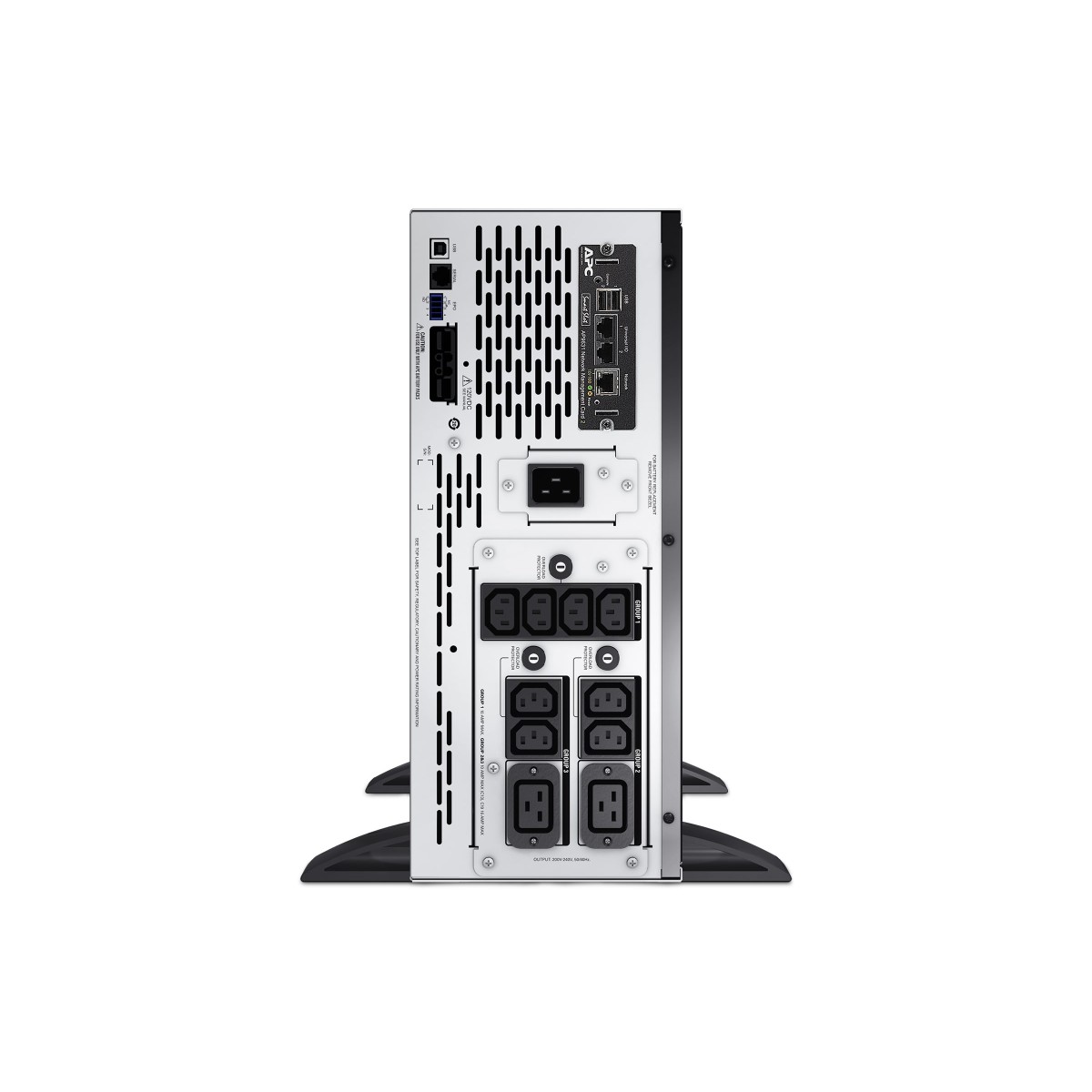 APC Smart-UPS X 2200VA Tower/ Rack-Gehäuse mit geringer Tiefe (Short Depth) LCD 200-240V mit Netzwerkkarte
