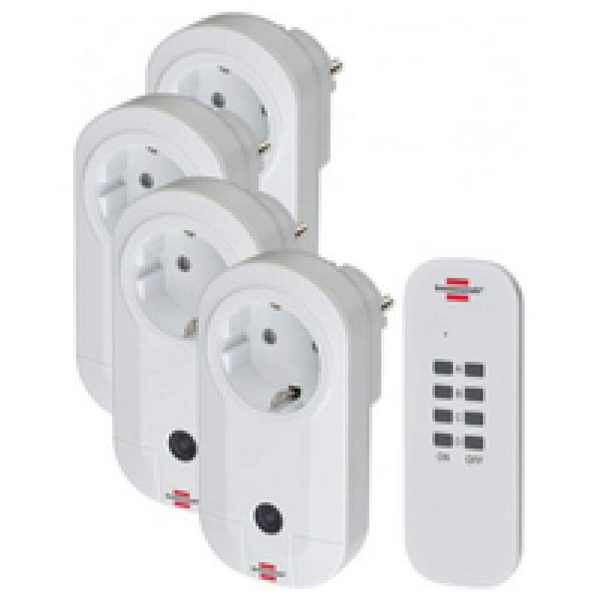 Brennenstuhl RC CE1 4001 Funkschalt-Set 4er weiß