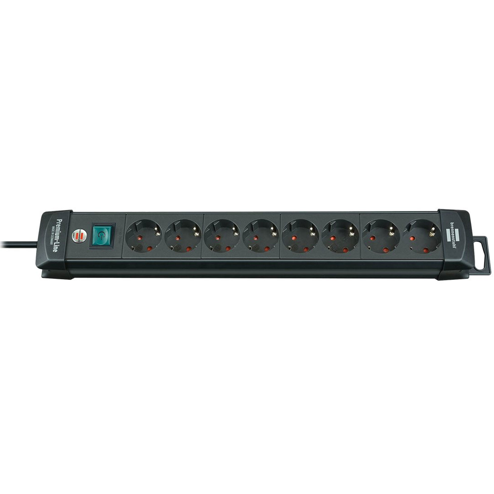 Brennenstuhl Premium-Line 8-fach Steckdosenleiste schwarz