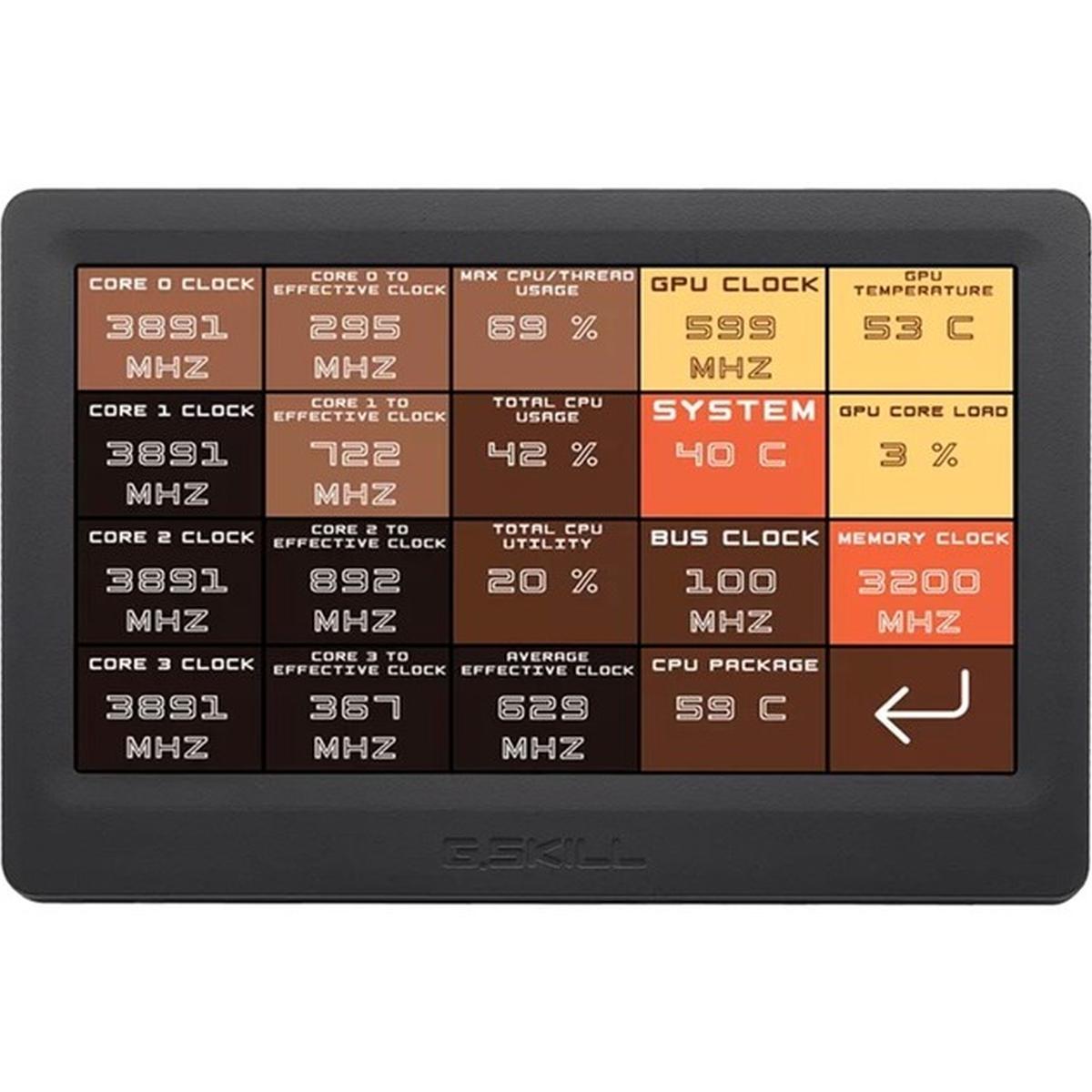 G.Skill WigiDash GD-A7PCCSK-WGD 7 Zoll PC-Steuerdisplay