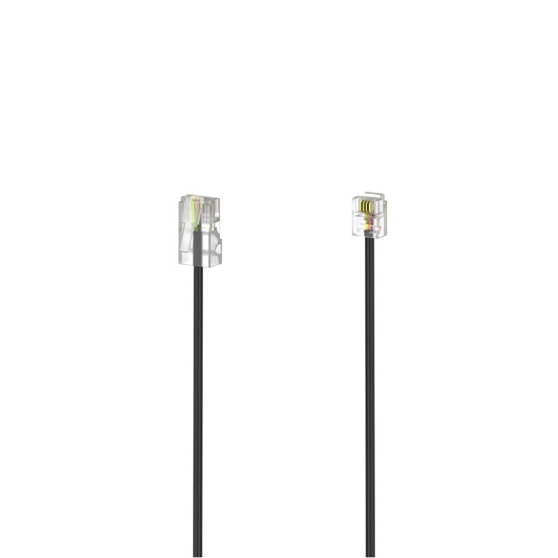 Hama DSL-Anschlusskabel, Modular-Stecker 8p4c - Modular-Stecker 6p4c