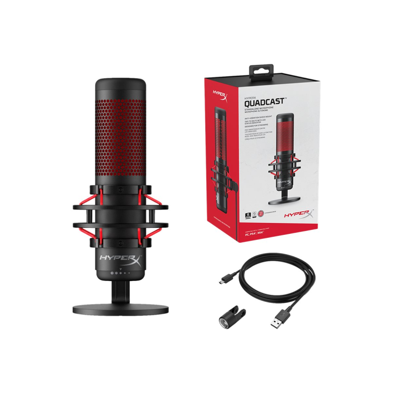 HP HyperX QuadCast USB Mikrofon