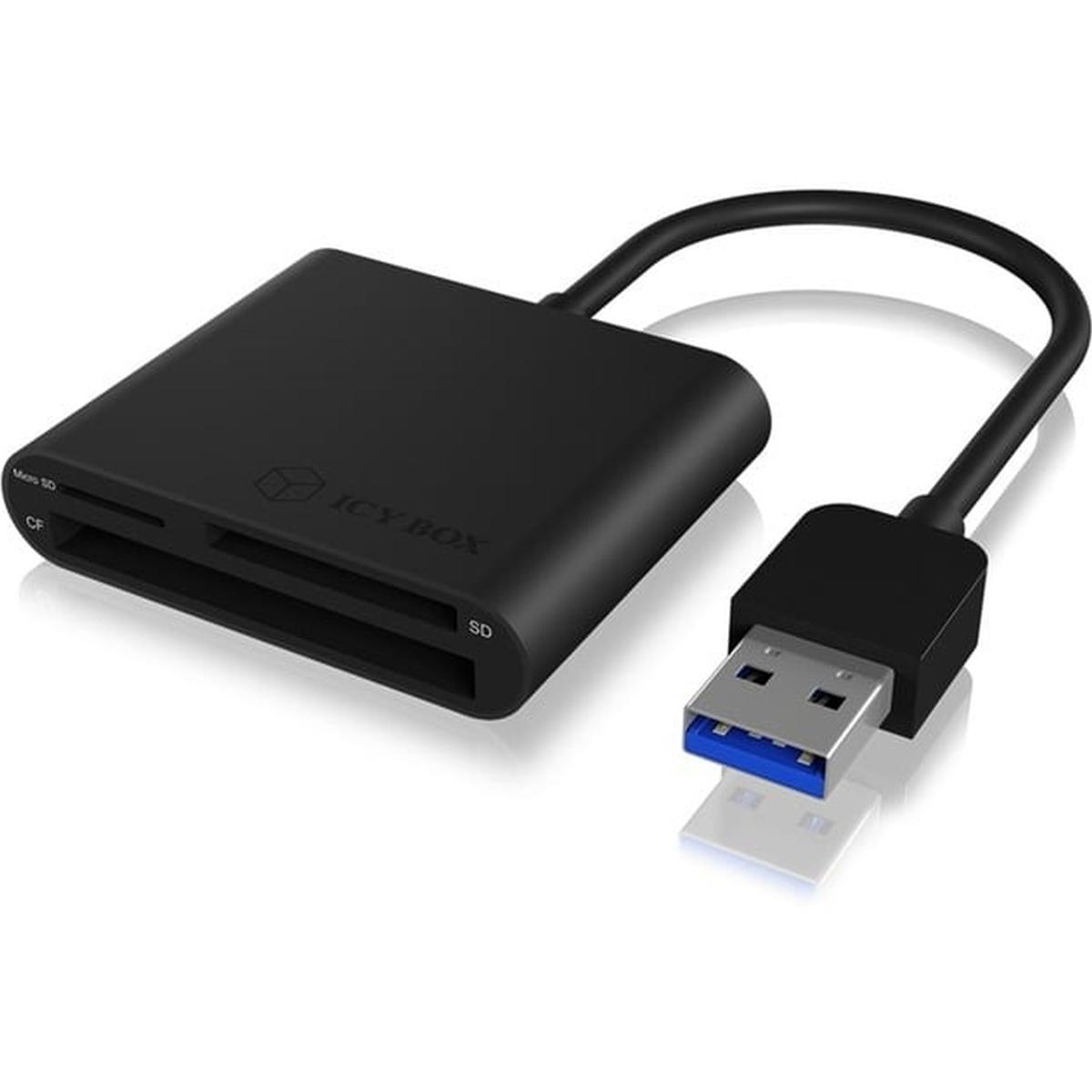 Icy Box IB-CR301-U3 USB 3.0 Kartenleser schwarz