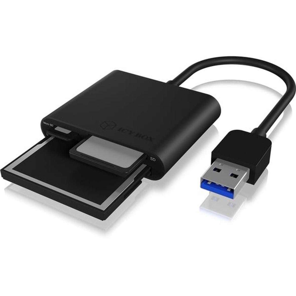 Icy Box IB-CR301-U3 USB 3.0 Kartenleser schwarz