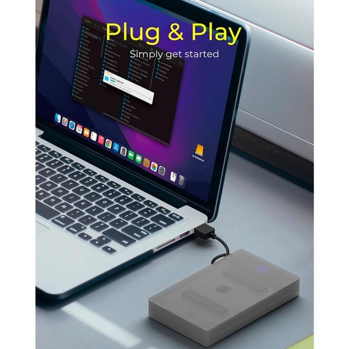 ICY BOX IB-AC603b-U3 SATA III zu USB 3.2 Gen 1 Adapter für 2,5 Zoll Festplatten