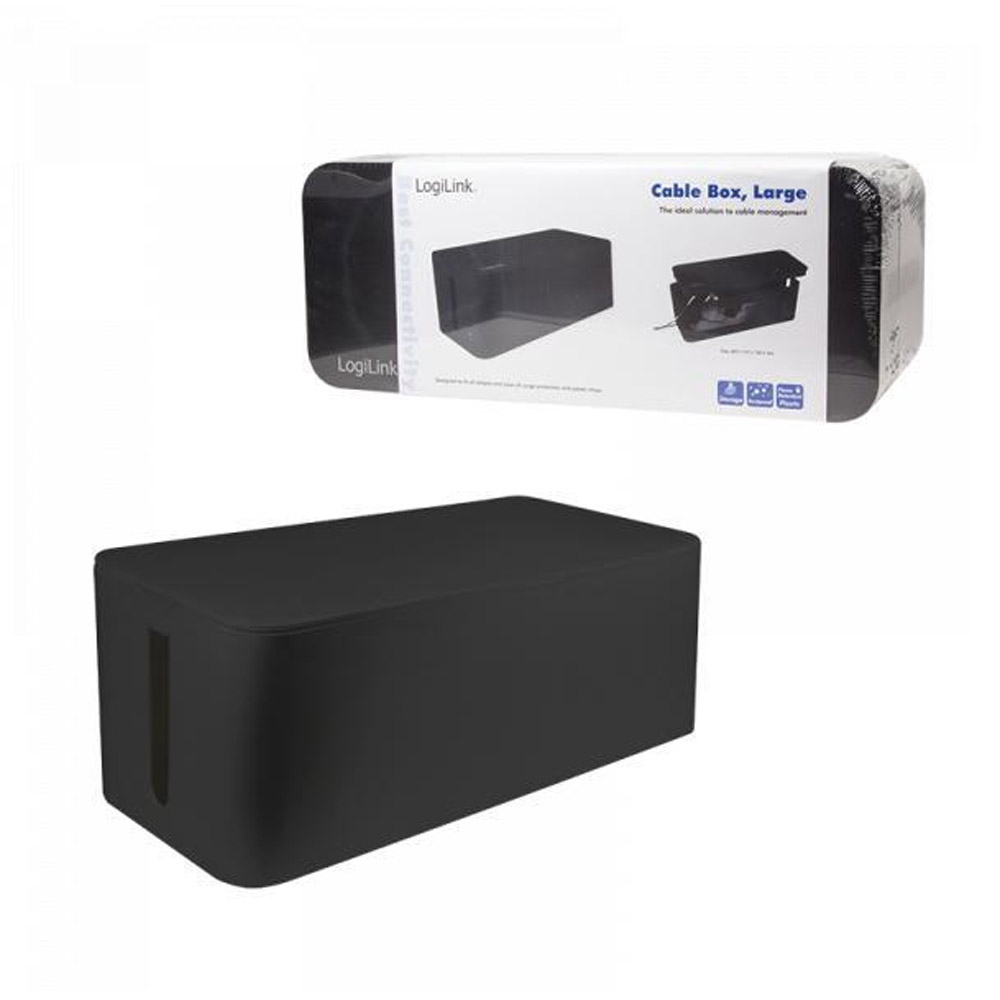 LogiLink KAB0062 Kabelbox schwarz