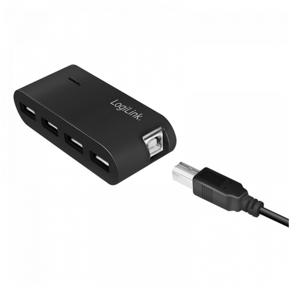 LogiLink UA0085 USB-Hub schwarz