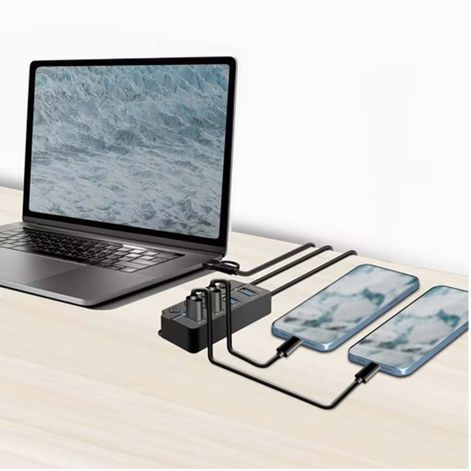 LogiLink UA0419 USB 3.2 Gen1 Hub 4-Port