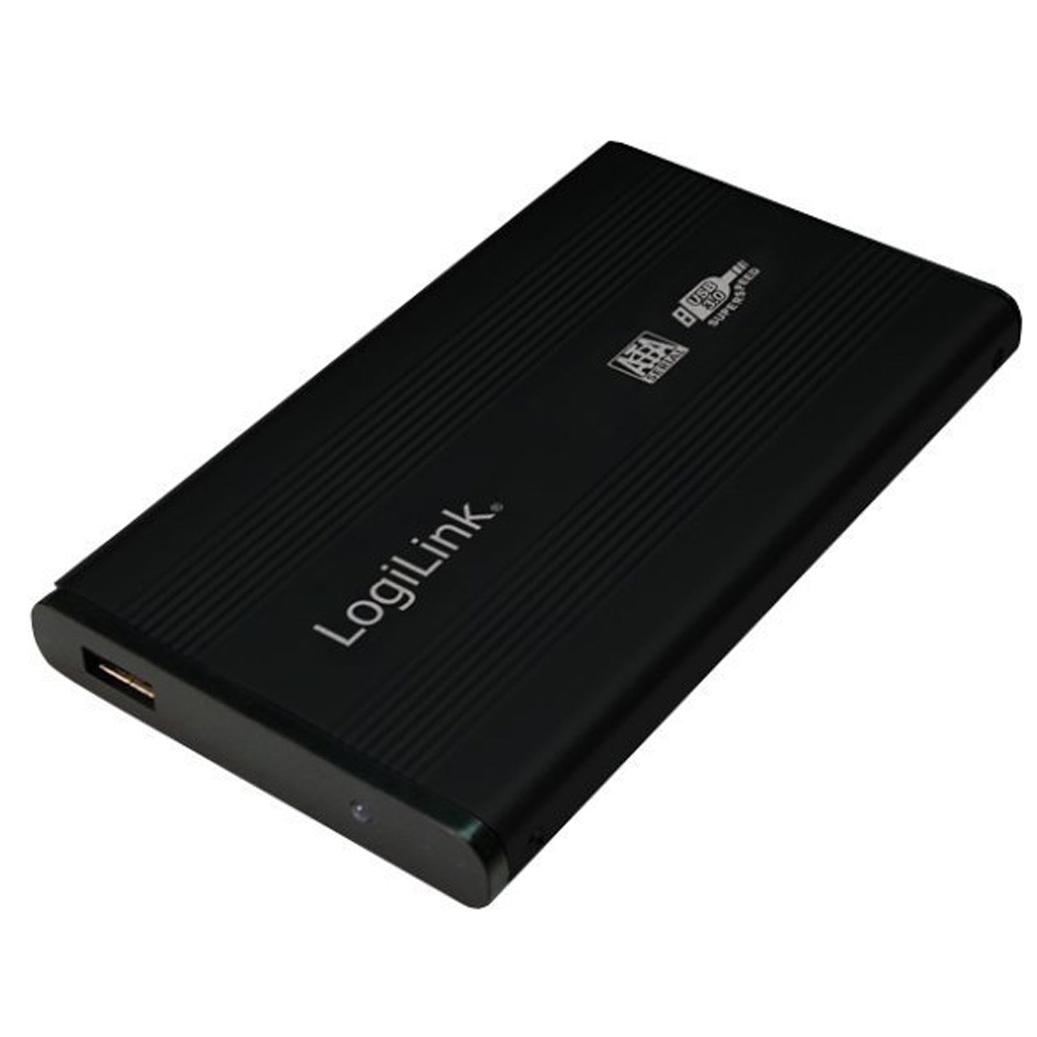 LogiLink USB 3.0 Festplattengehäuse 2,5" schwarz