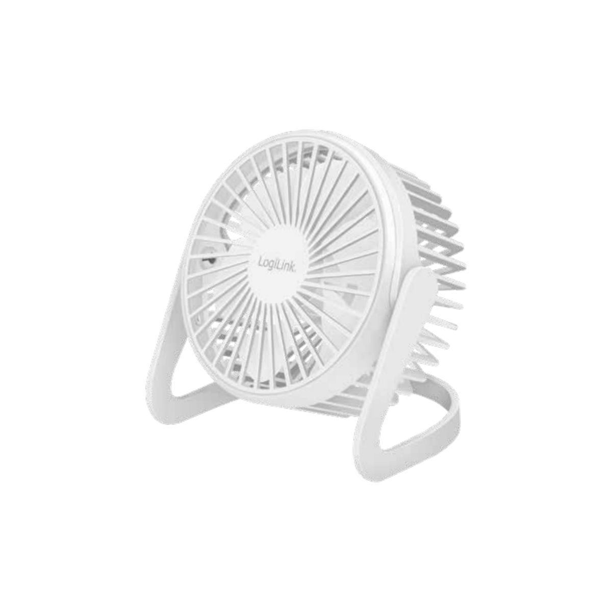 LogiLink USB-Schreibtischventilator weiß