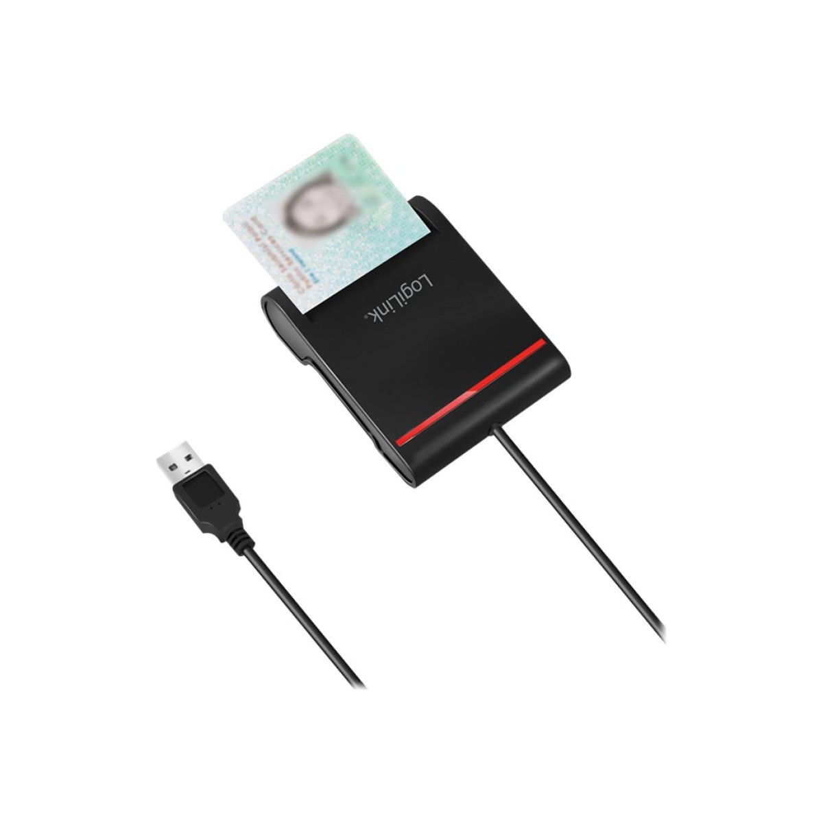 LogiLink USB 2.0 Smartcard-Leser schwarz
