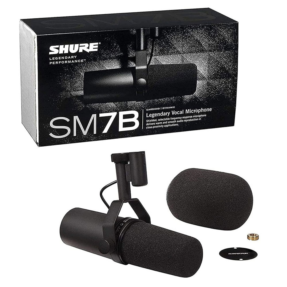 Shure SM7B Mikrofon schwarz (2. Wahl)