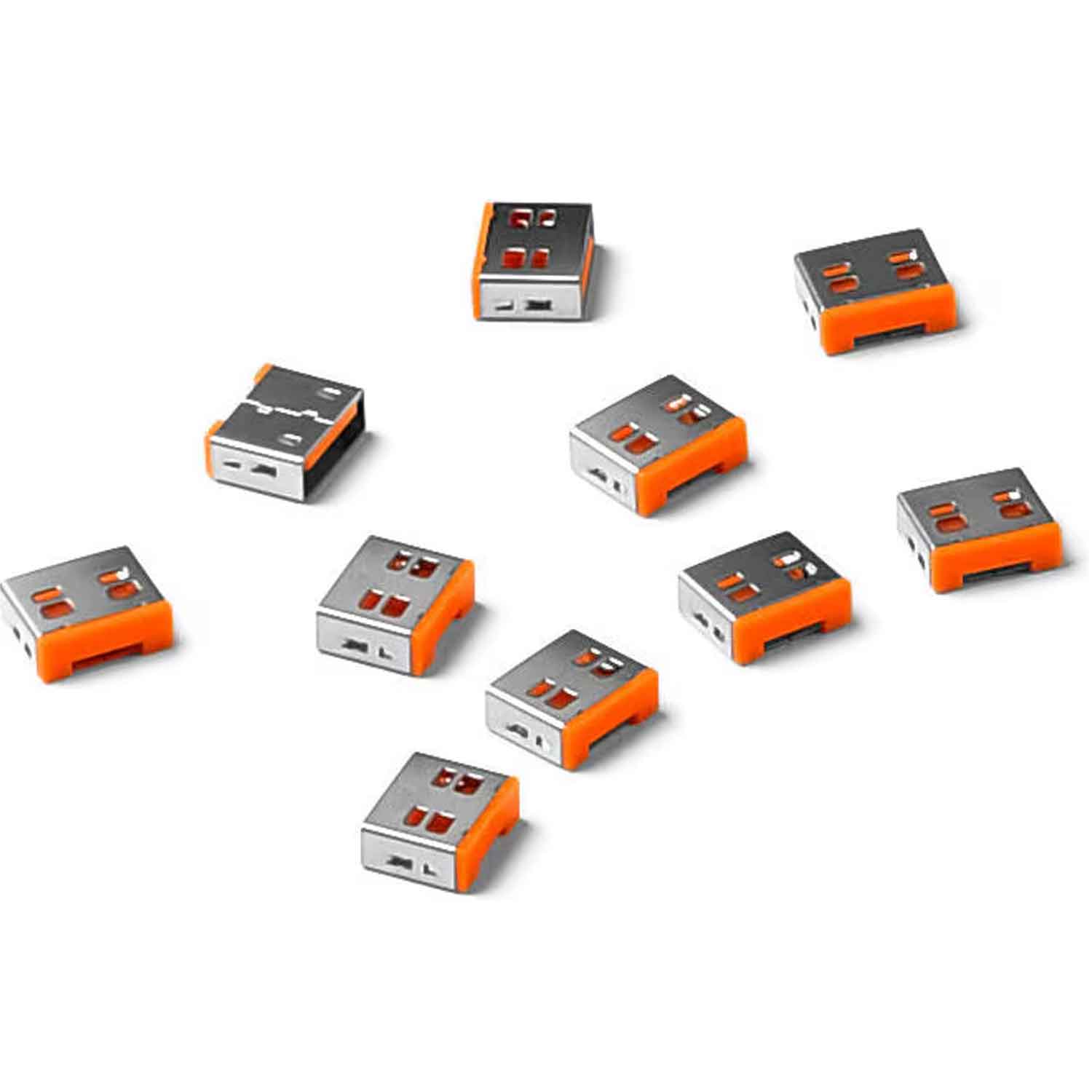 SmartKeeper UL03P1OR USB A-Port Blocker 10 Stück orange