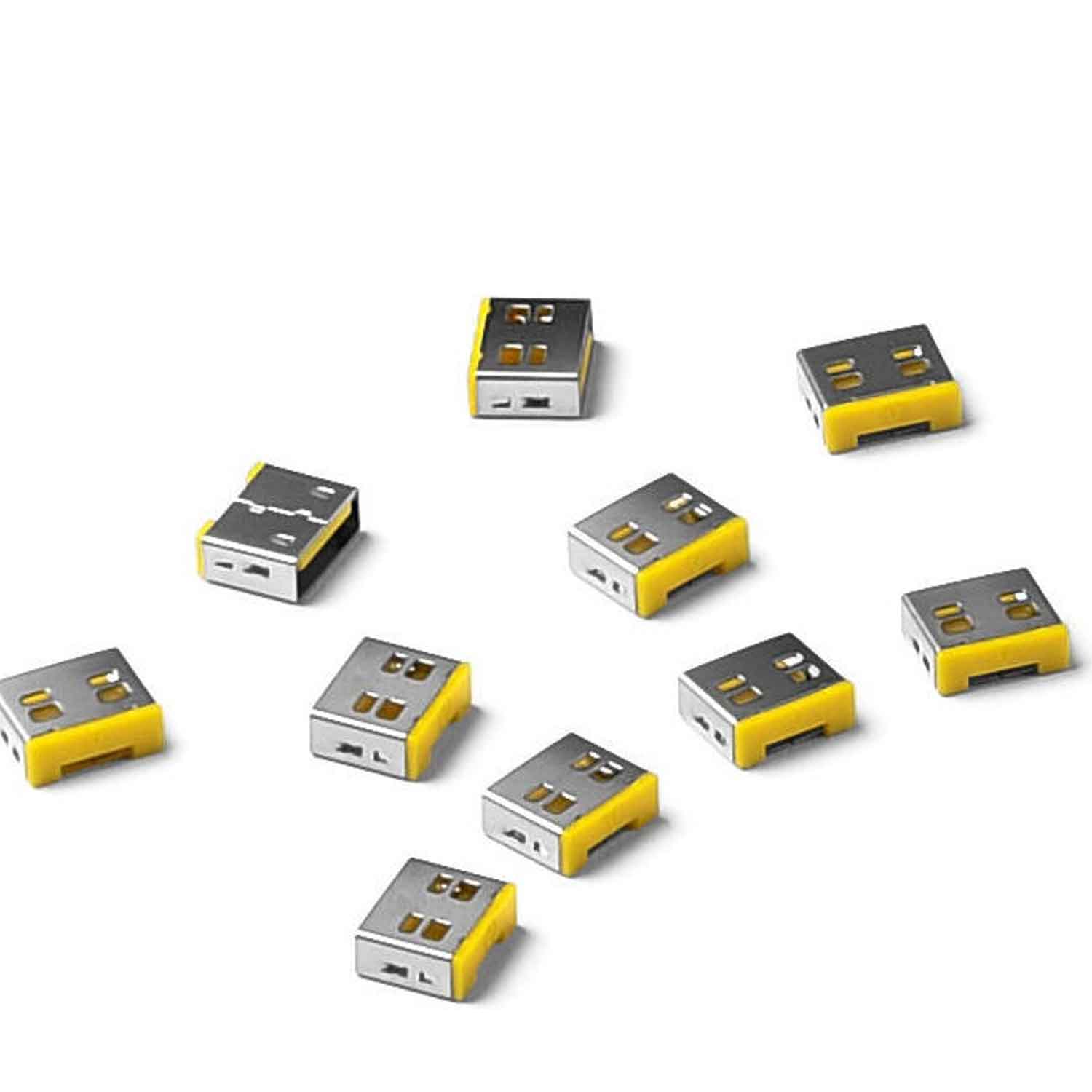 SmartKeeper UL03P1YL USB A-Port Blocker 10 Stück gelb