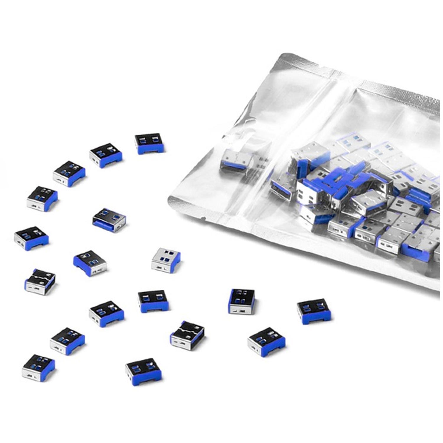 SmartKeeper UL03P2DB USB A-Port Blocker 100 Stück dunkelblau