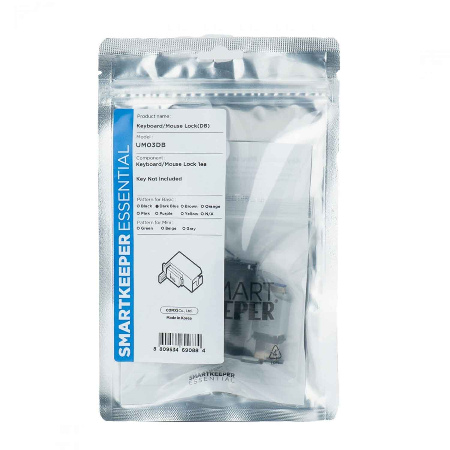 SmartKeeper UM03DB Tastatur/Maus-Schloss dunkelblau