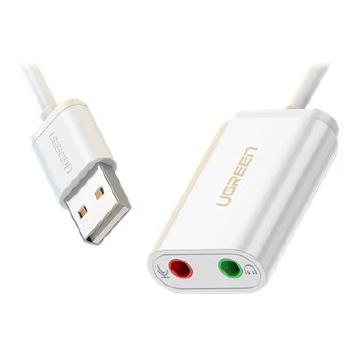 UGREEN Externe USB-Soundkarte weiß