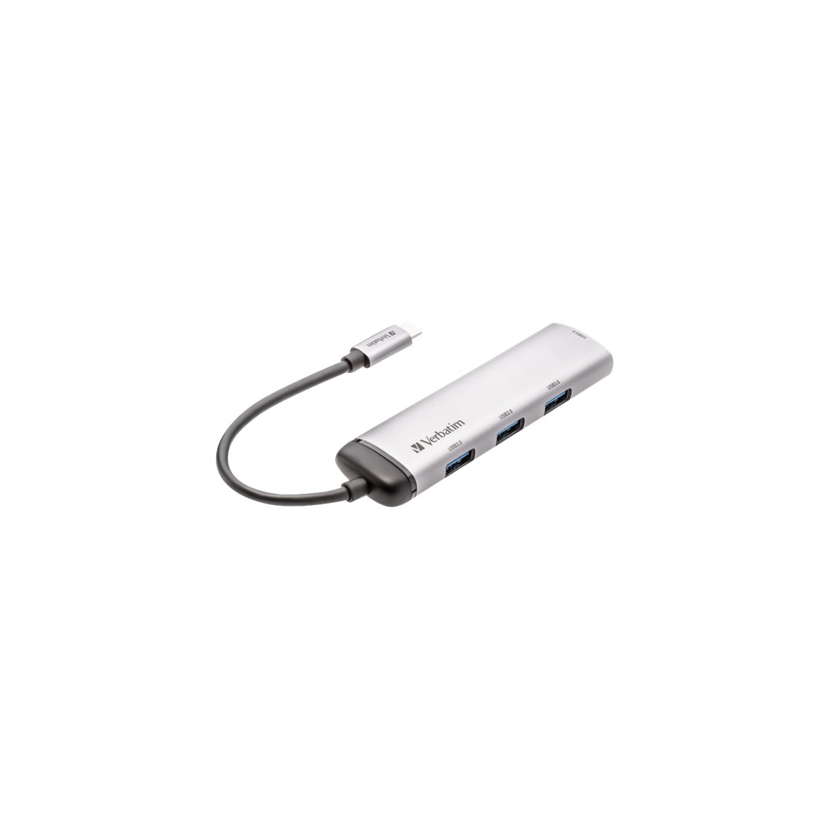 Verbatim USB-C Multiport-Hub silber