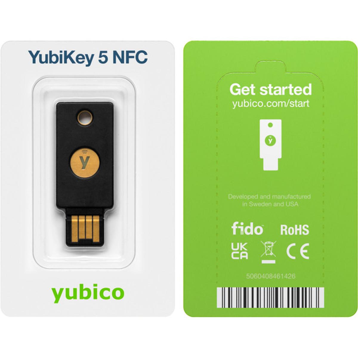 Yubico YubiKey 5 NFC Sicherheitsschlüssel (101204)