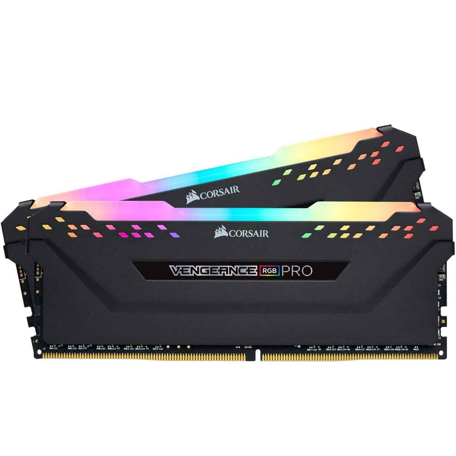 Corsair Vengeance RGB PRO DDR4 2666MHz C16 32GB (2x16GB) Arbeitsspeicher schwarz