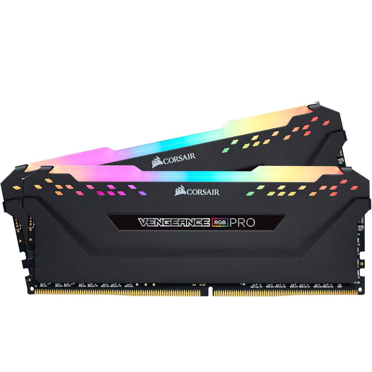 Corsair Vengeance RGB PRO DDR4 2933MHz C16 16GB (2x8GB) Arbeitsspeicher schwarz
