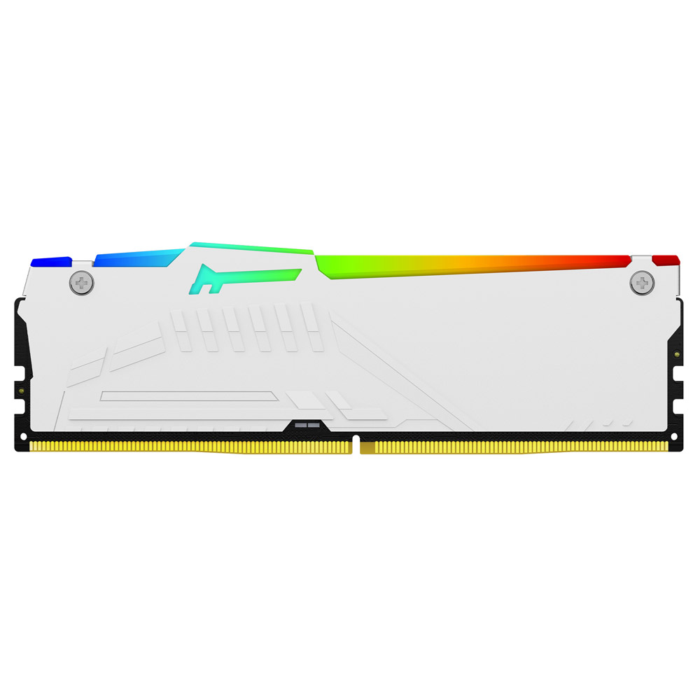Kingston FURY Beast RGB 64GB Kit DDR5-6000 CL30 Arbeitsspeicher weiß