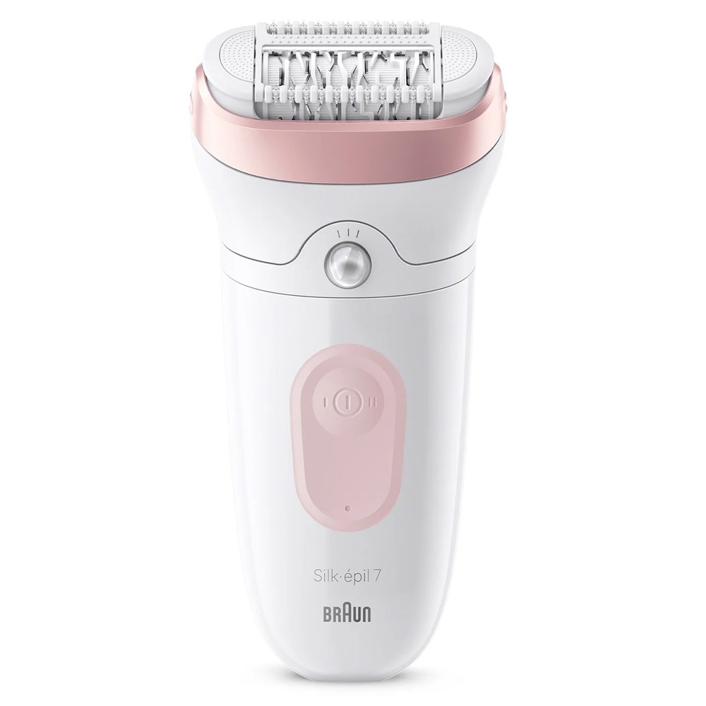 Braun Silk-épil 7 7-000 Epilierer weiß/rosa