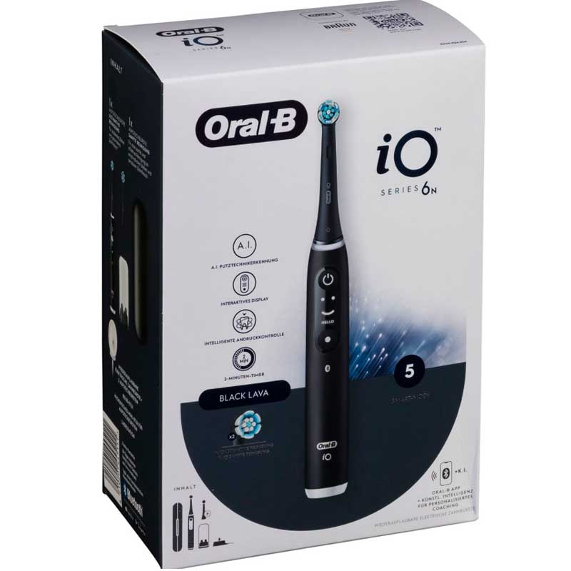 Oral-B iO Series 6 elektrische Zahnbürste black lava
