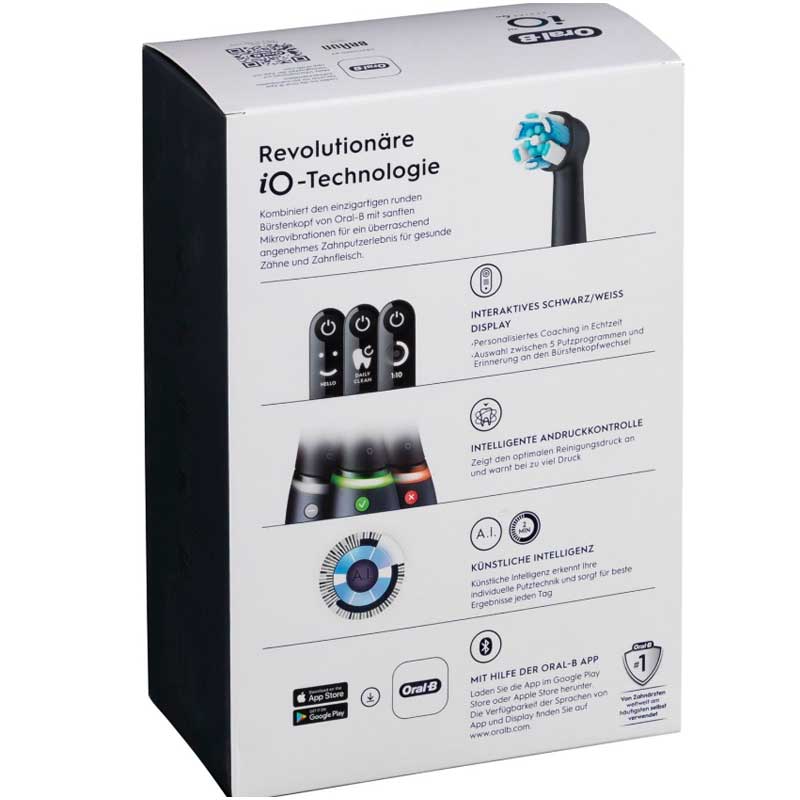 Oral-B iO Series 6 elektrische Zahnbürste black lava (2. Wahl)