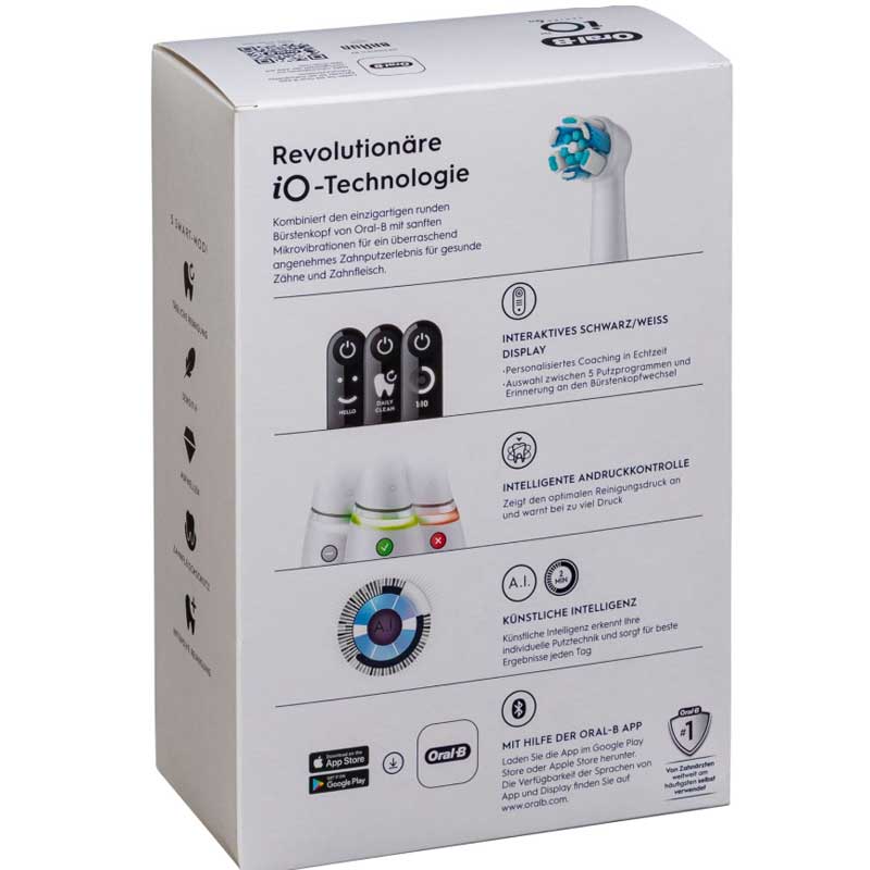 Oral-B iO Series 6 elektrische Zahnbürste weiß
