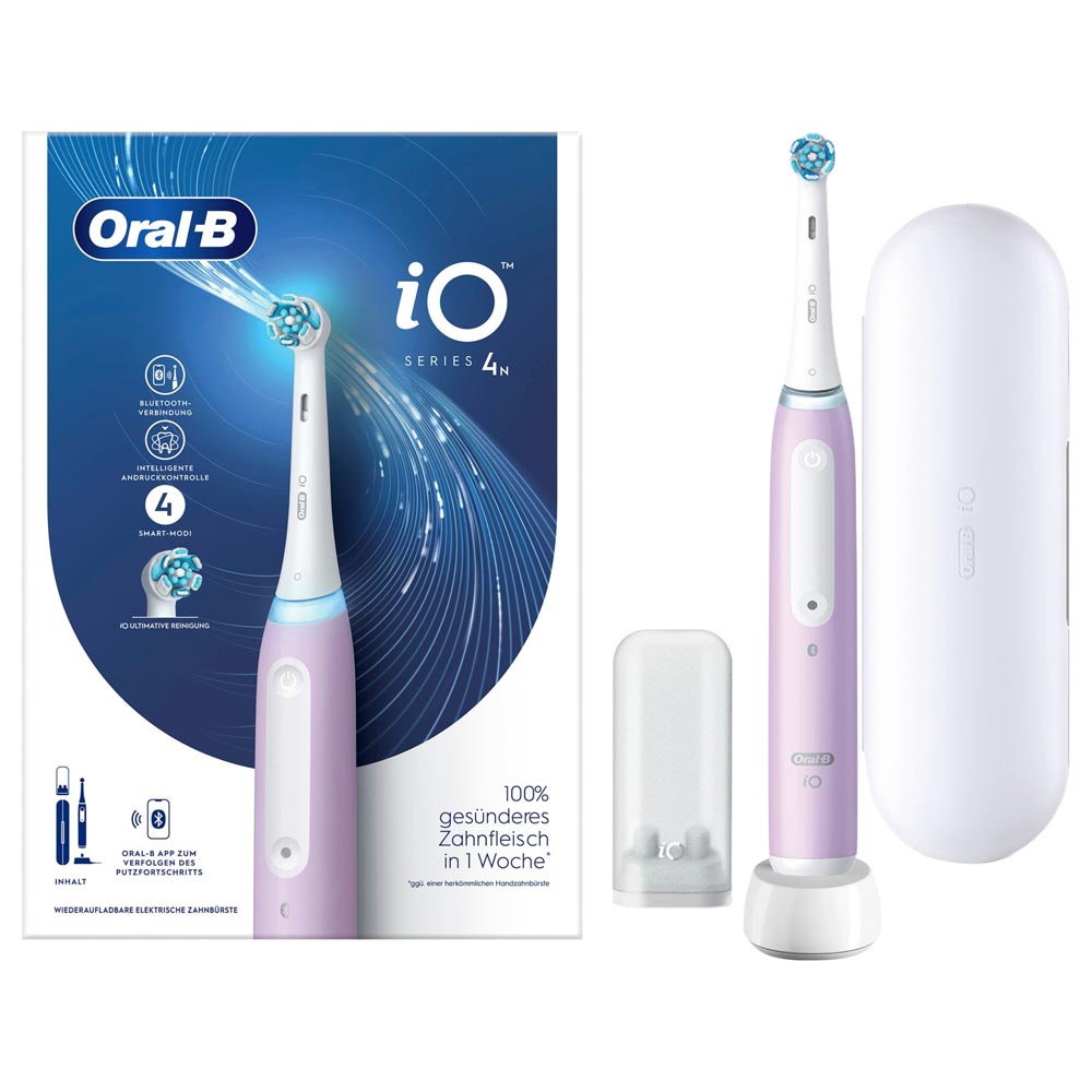 Oral-B iO Series 4 Elektrische Zahnbürste lavender