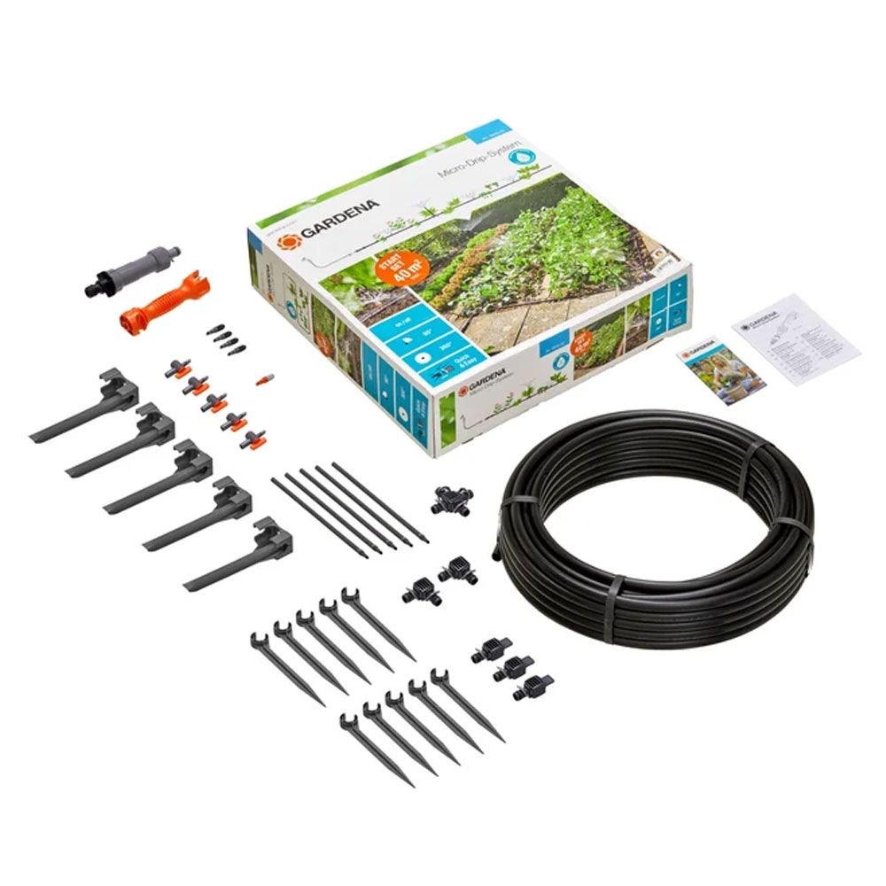GARDENA 13015-20 Micro-Drip-System Start-Set Pflanzflächen