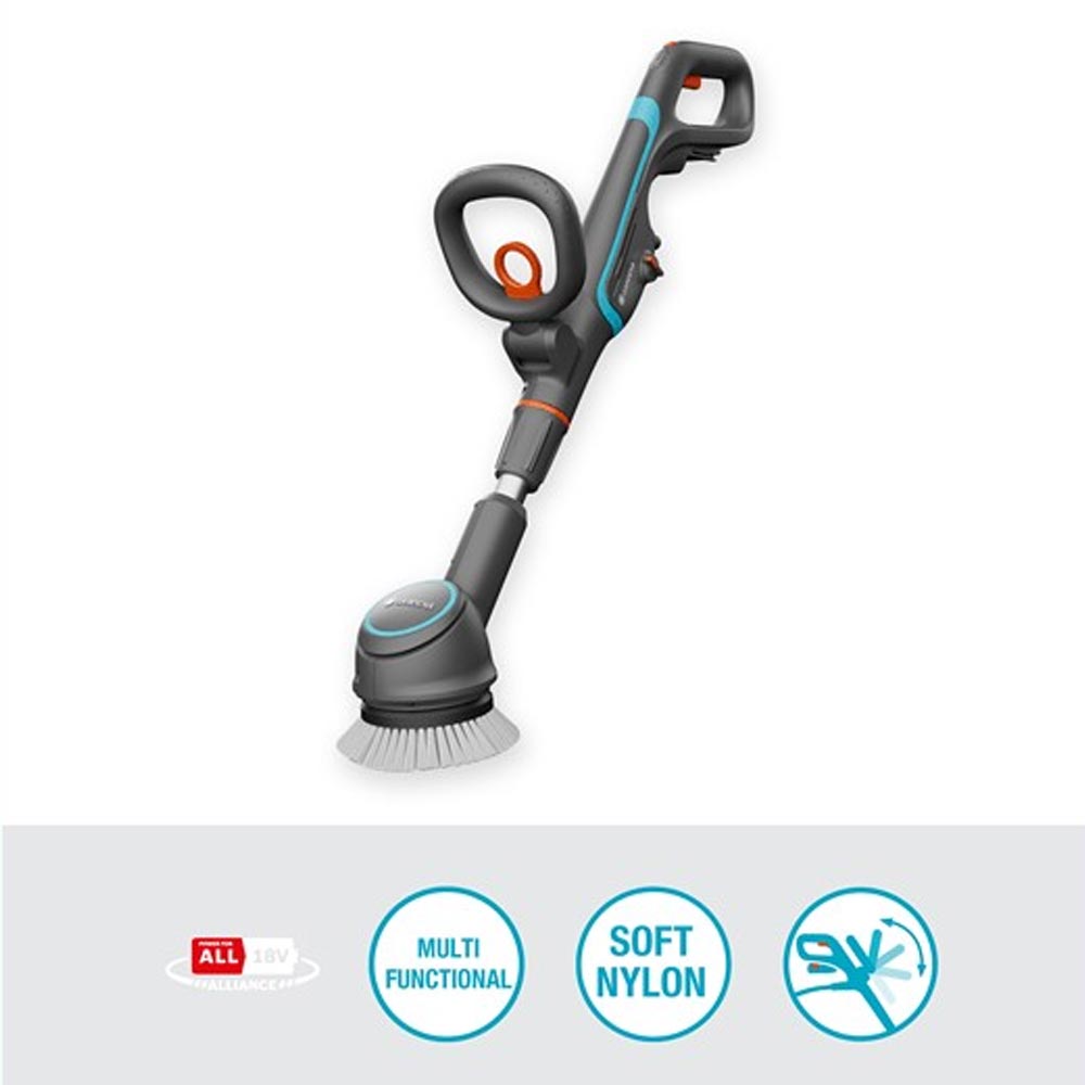 GARDENA 14840-55 Akku-Multi-Reiniger AquaBrush Compact 02/18V P4A solo