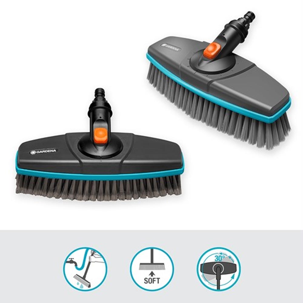 GARDENA 18810-20 Cleansystem Stielbürste soft