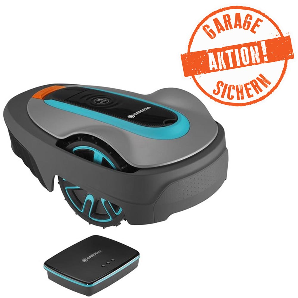 Gardena 19605-60 Mähroboter smart SILENO city 400 m² Set