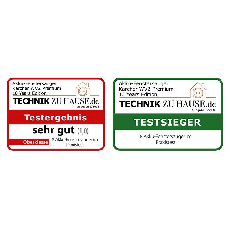 Kärcher WV 2 Premium 10 Jahre Edition Akku-Fenstersauger schwarz