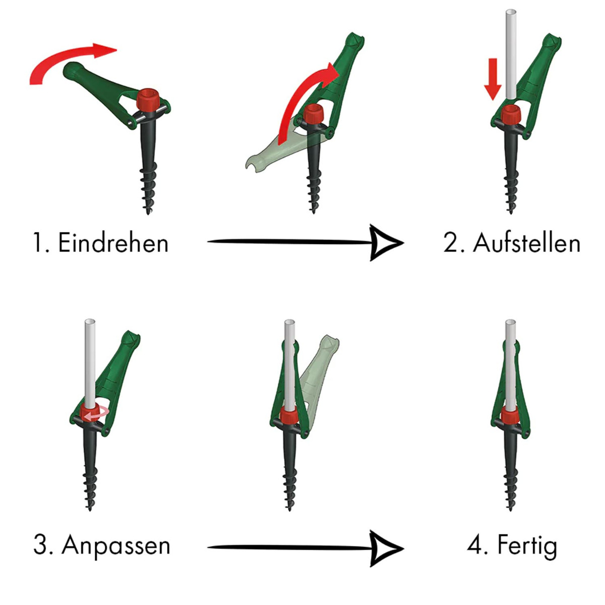 Krinner Vario Drill (20003) Bodendübel grün