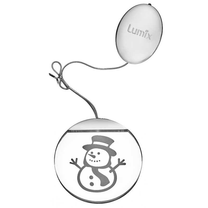 Krinner Lumix Deco Lights LED-Acrylglastaler Schneemann