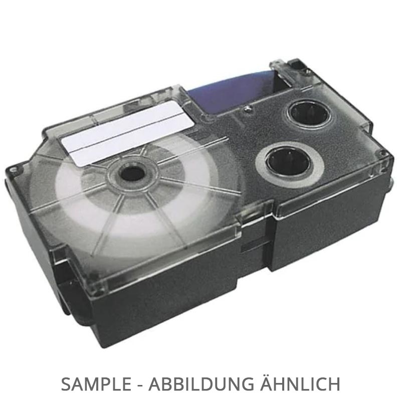 Casio XR-24WE1 EZ-Label Printer Schriftband selbsthaftend 24 mm x 8,0 m