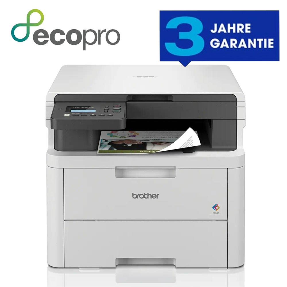 Brother DCP-L3515CDW 3-in-1 Farb-Multifunktionsgerät mit WLAN und Duplexdruck (2.Wahl)